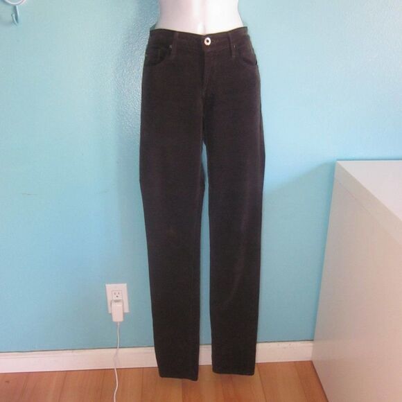 AG / Theory Brown Cotton Corduroy Pants 27R - Picture 1 of 13